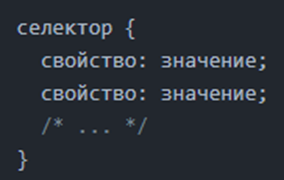 Структура веб-страницы с элементами и их иерархией